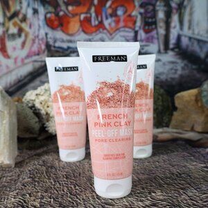 Freeman Exotic Blends Pore Clearing French Pink Clay Mask 175ml 6.0 fl oz NEW